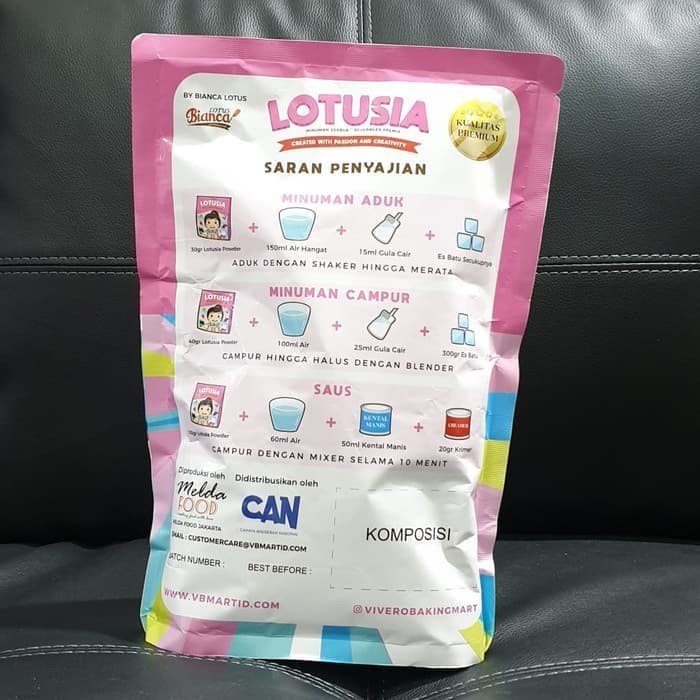 

d201nhd Lotusia Premium Powder Drink 1 Kg / Bubuk Minuman Ds201Fs