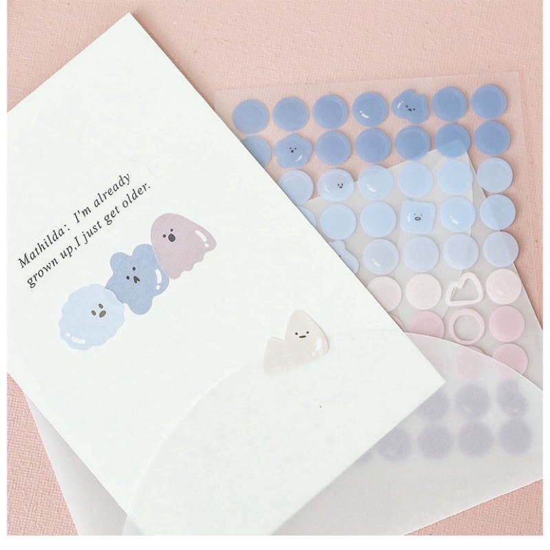 

3pcs Summer pack sticker - stiker dinding diary scrapbook korea