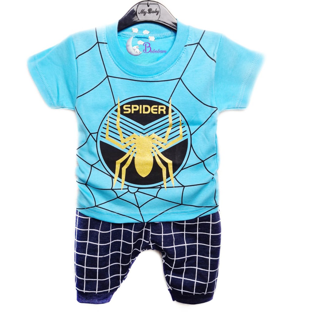 BAJU BAYI ECER BOBOBAM CASUAL KASUAL SP1D3RM4N  SETELAN ANAK HARGA GROSIR