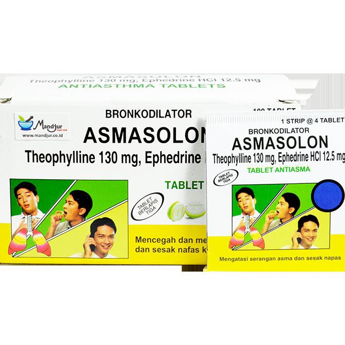 Asmasolon Tablet - Obat Pereda Sesak Napas / Asma _