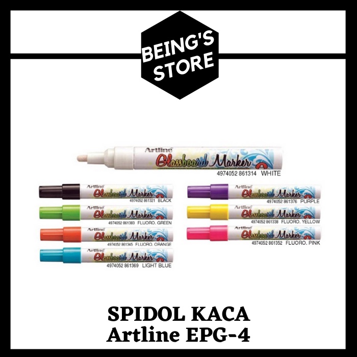 

SPIDOL KACA GLASSBOARD MARKER ARTLINE EPG-4