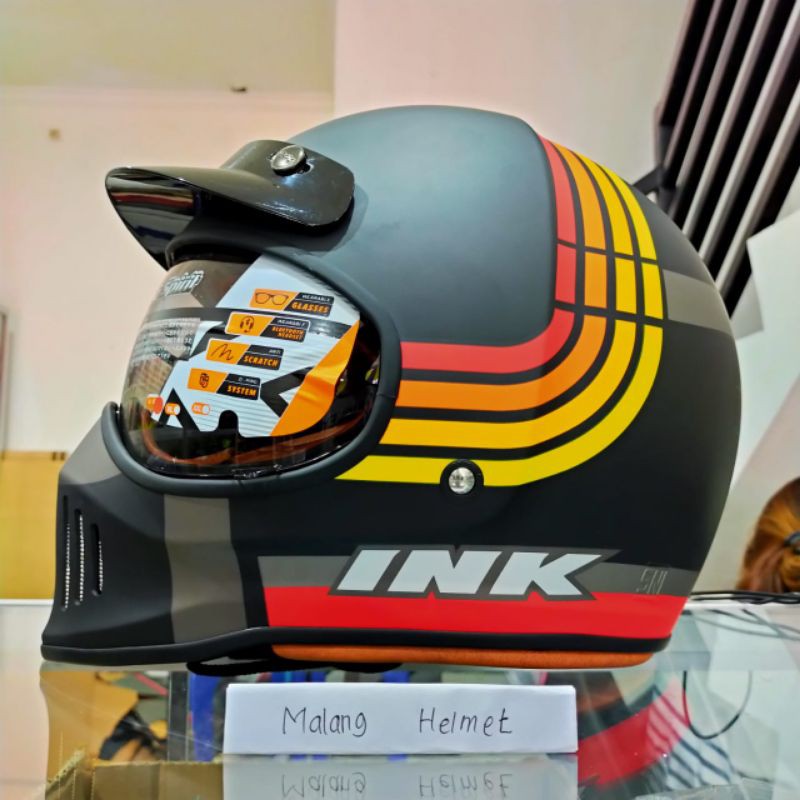 Helm INK TROOPER Black Borderline