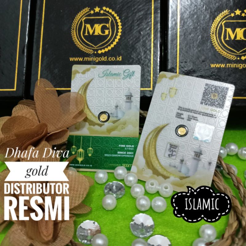 Jual Minigold Gift Series Islamic Emas Mini Logam Mulia Karat