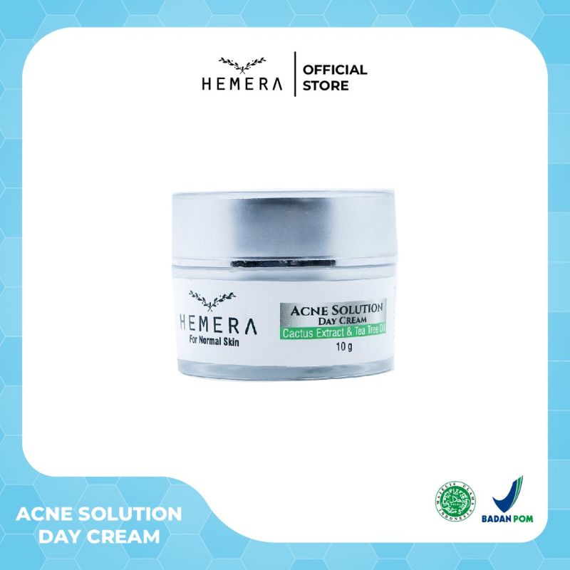 Hemera Acne Solution Day Cream | Acne Cream Siang | Day Cream 10gr