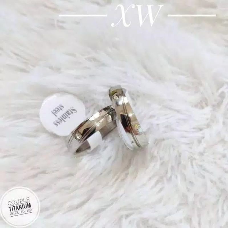 Cincin Couple Titanium/ Cincin Couple/ Cincin Titanium/ Couple/ Cincin Pasangan/ Cincin