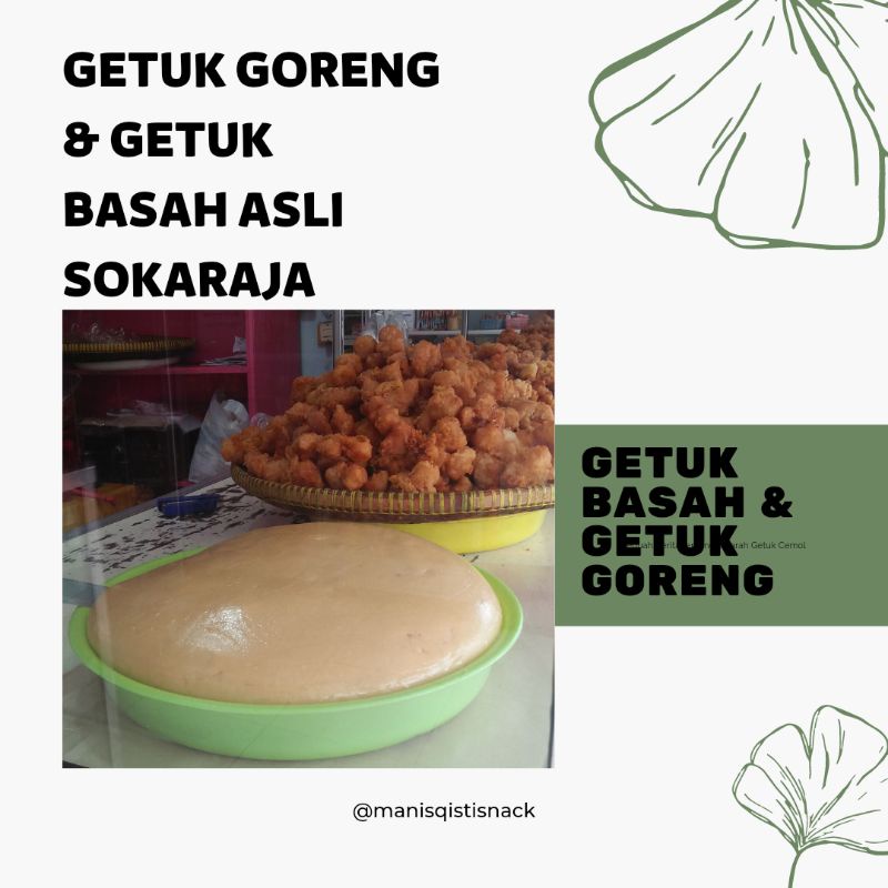 

GETUK GORENG DAN GETUK BASAH PER KG