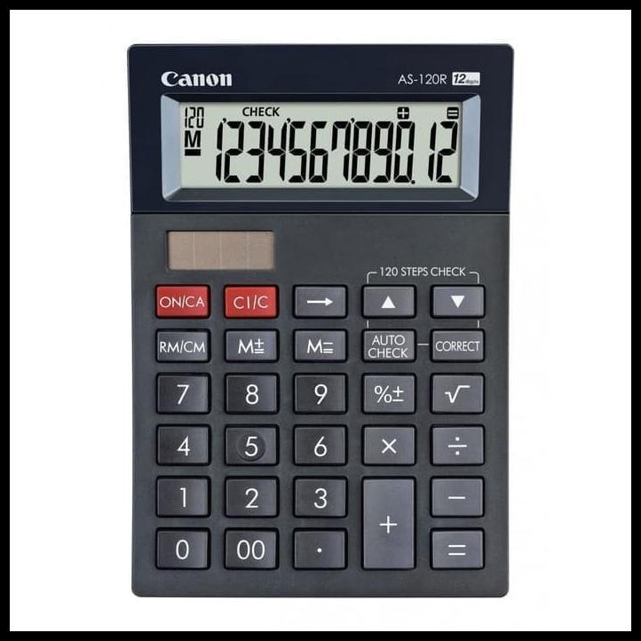 

Kalkulator Canon As 120R Original - 12 Digit - Check And Correct