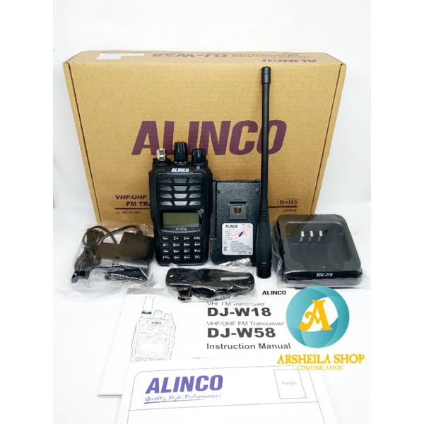 HT alinco dj w58 dual band waterprof original