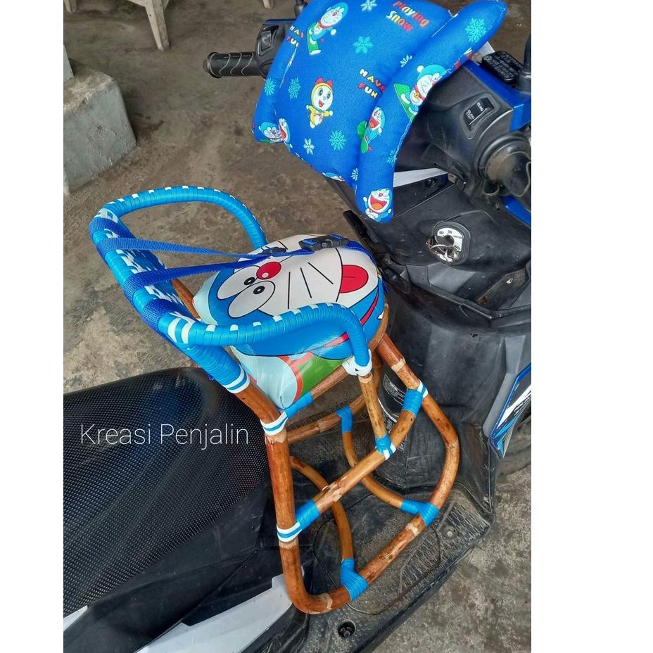 Big Sale.. Kursi Bocengan anak motor matic Free sabuk Bantal 3 in 1 /  Jok buat di motor / tempat du
