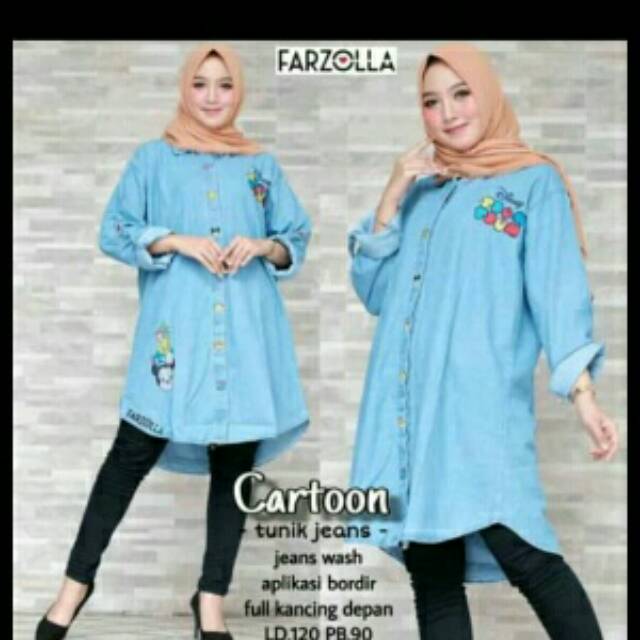Tunik Jeans Jumbo