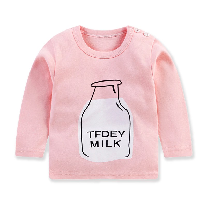 MOBASA OFFICIAL Baju anak perempuan /  kaos anak Lengan panjang impor Sweater serise teddy milk rabbit