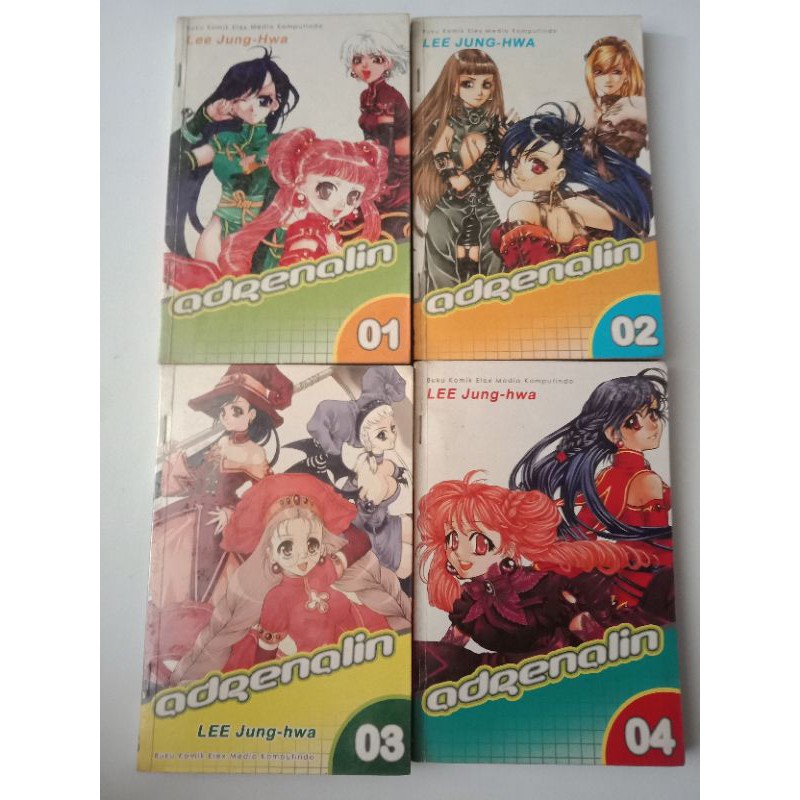 Komik Adrenalin 1-4 tamat (bekas)