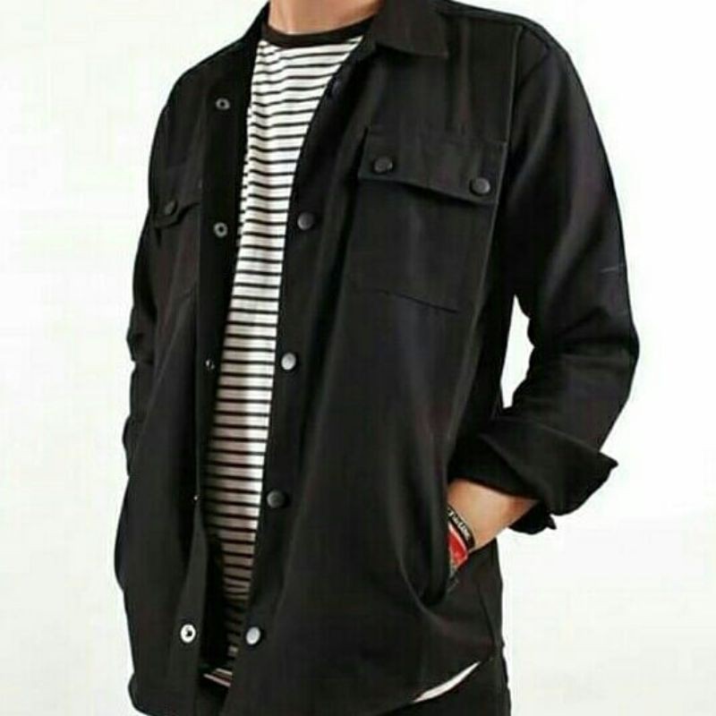 Jaket semi parka jaket semi parka pria