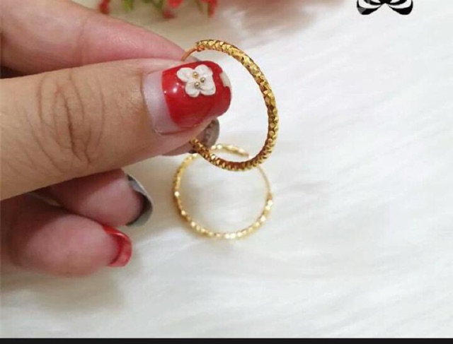 Anting hoop wanita suping