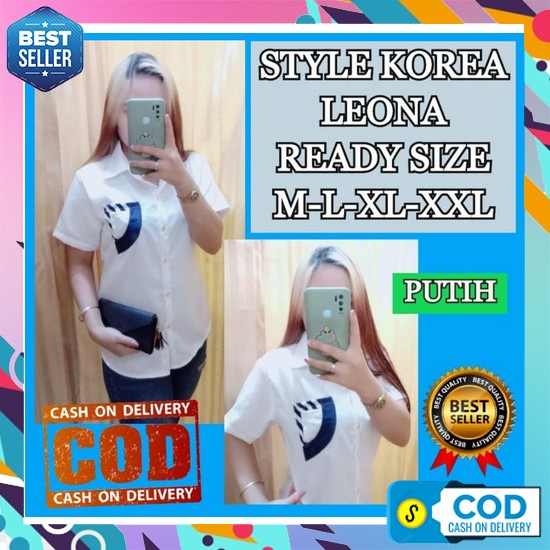 Kemeja Wanita Original Kekinian Premium Murah 2021 Import 2022 Terbaru Erivesion Baju Wanita Atasan 