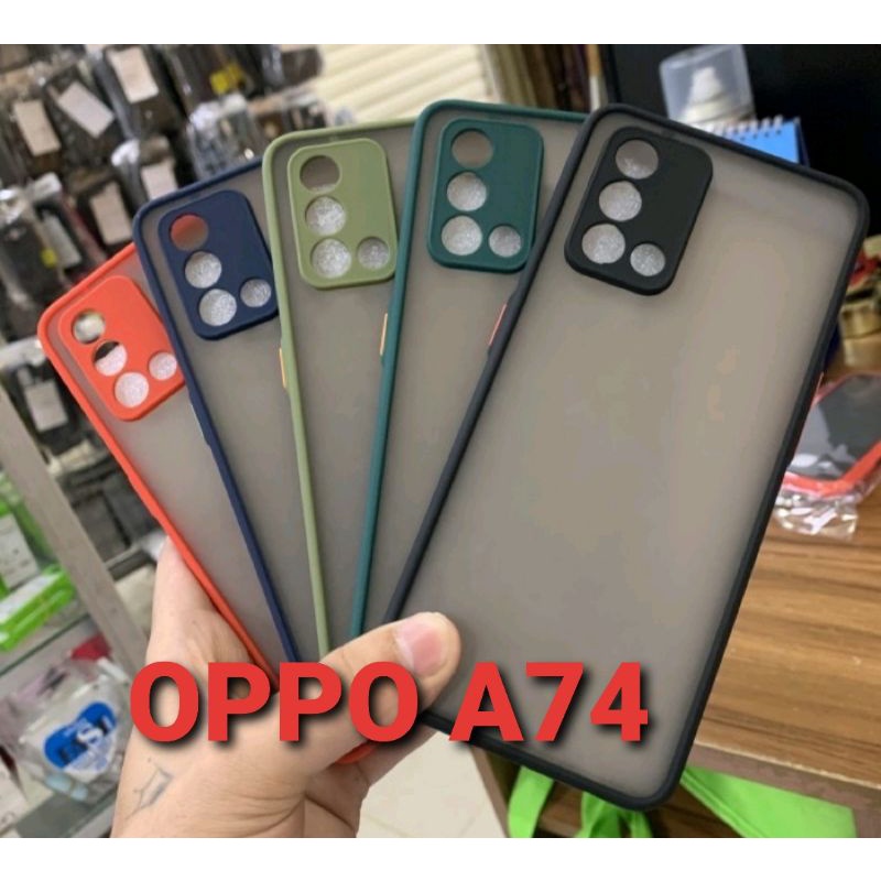 Case Dove Oppo A54 New 2021 OPPO A74 NEW - My Choise Armor Matte Bumper Aero Macaron - UA