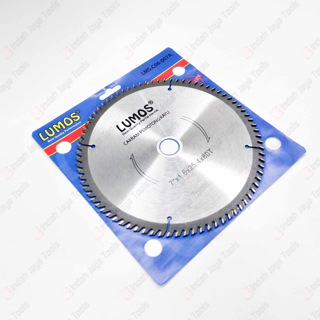 LUMOS 7 X 80T Circular Saw Blade - Mata Pisau Potong Gergaji Kayu Wood