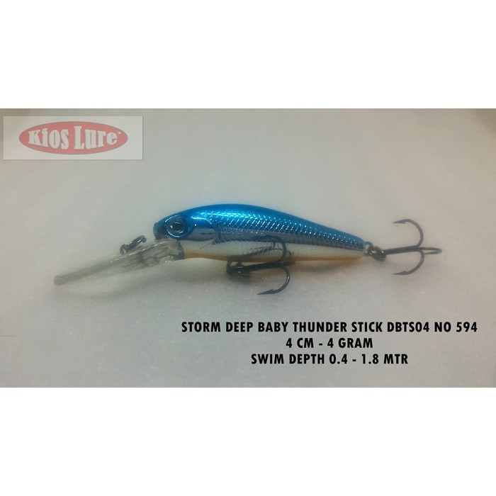 LURE STORM DEEP BABY THUNDER STICK DBTS04 NO 594