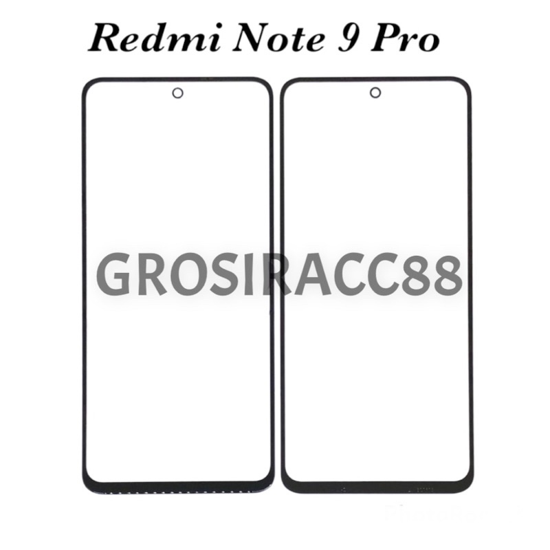 GLASS KACA LCD TOUCHSCREEN XIAOMI REDMI NOTE 9 PRO