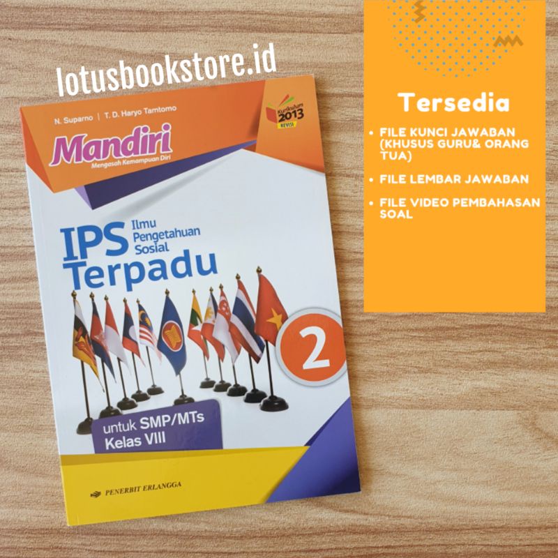 Jual Mandiri IPS Terpadu SMP Kelas 8 / Kurikulum 2013 Revisi / Buku ...