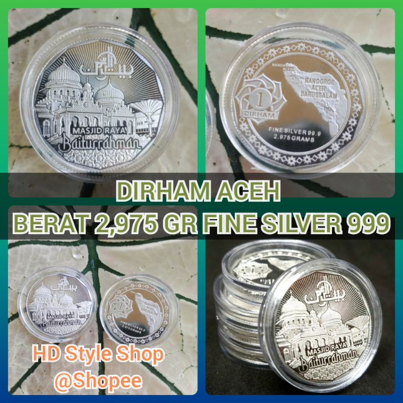 DIRHAM ACEH BAITURRAHMAN/KOIN PERAK/1 PERAK/1 DIRHAM BUKAN WAKALA/IMN/SALA/KELANTAN/NUBEX