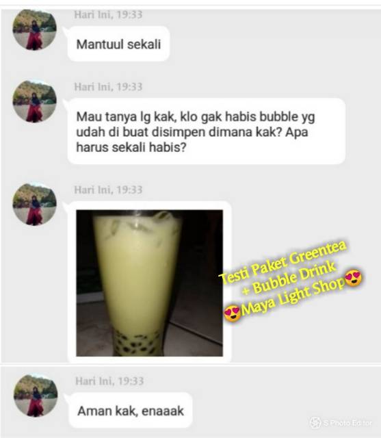 Bubble tapioca pearl 200gr boba drink minuman bubble black kekinian halal bubble tea