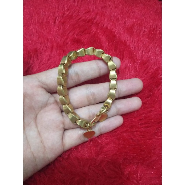 Gelang padi emas sepuhan replika