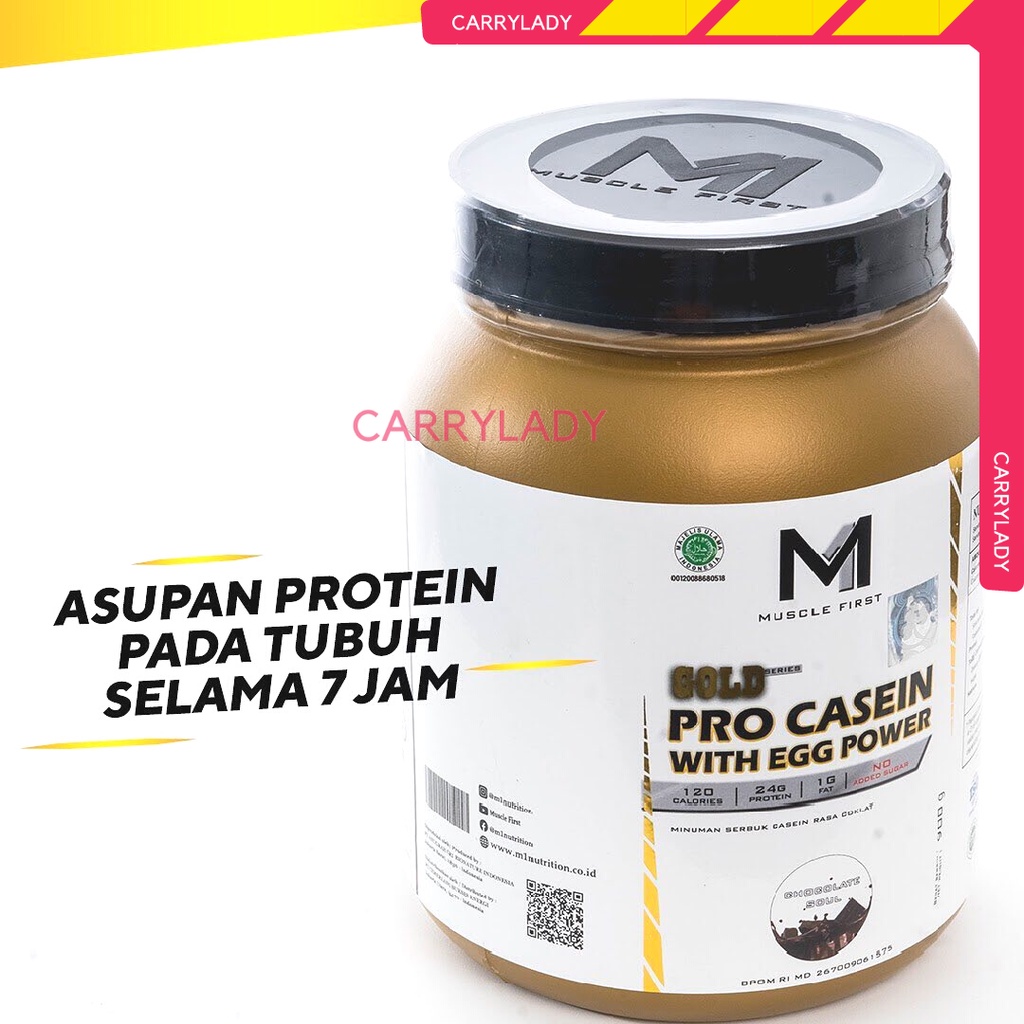 M1 Muscle first GOLD PRO CASEIN PROTEIN 2lbs 2 LBS SLOW RELEASE PROTEIN PROCASEIN MuscleFirst Susu Whey Isolate Gym Massa Otot