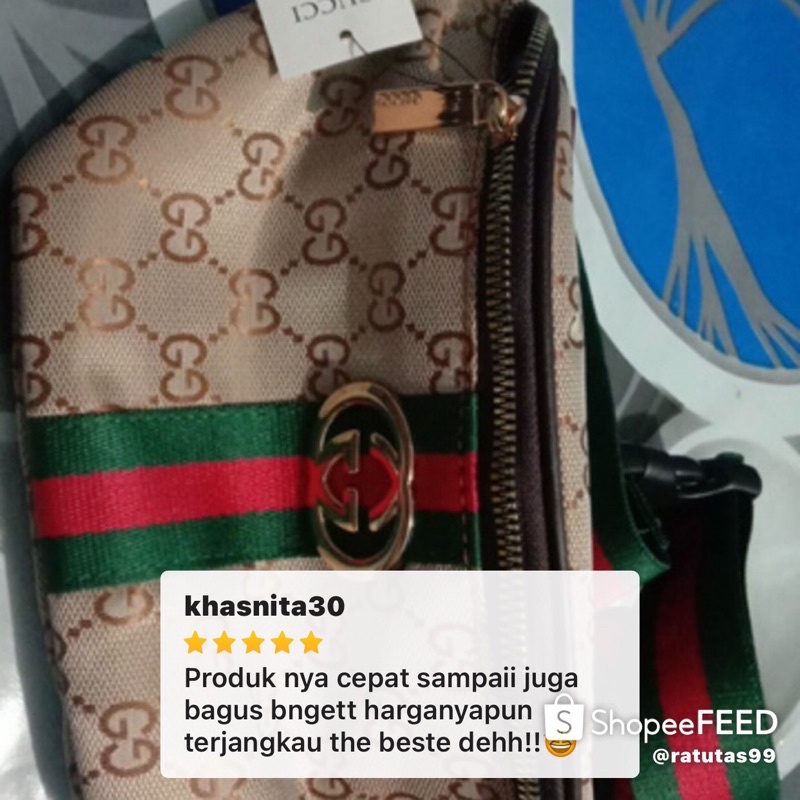 8036 Tas Wanita WaistBag Ada Garansi Bumbag Tas Pinggang Canvas Tas Murah