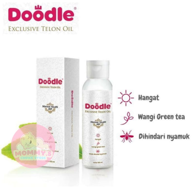 Jual Doodle Minyak Telon ( Wangi Green Tea ) / Exclusive Telon Oil