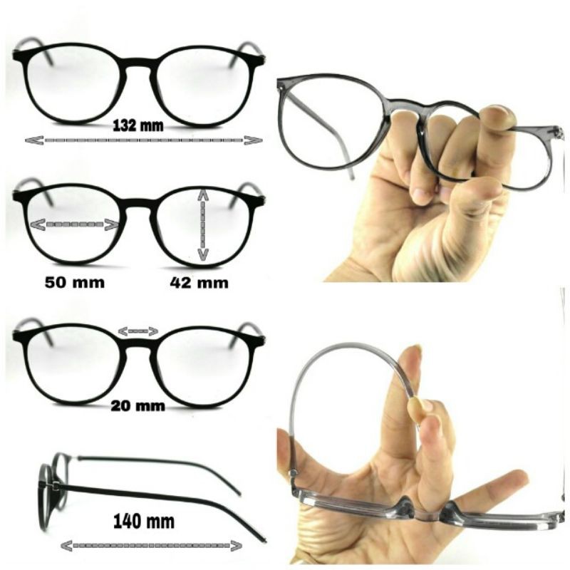 Frame Kacamata bulat Evolt twu OPH 21471