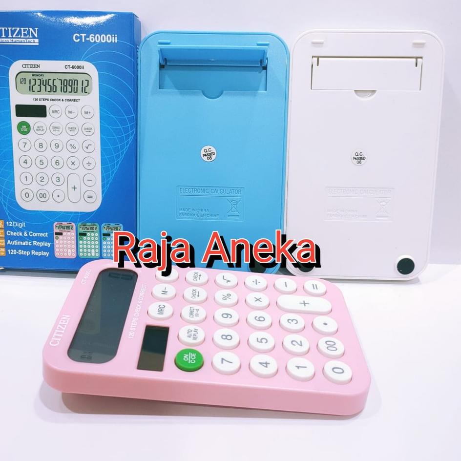 

Baru Kalkulator Citizen 6000ii Warna CT-6000ii CT 6000 Calculator CT 6112 CITIZEN 6112