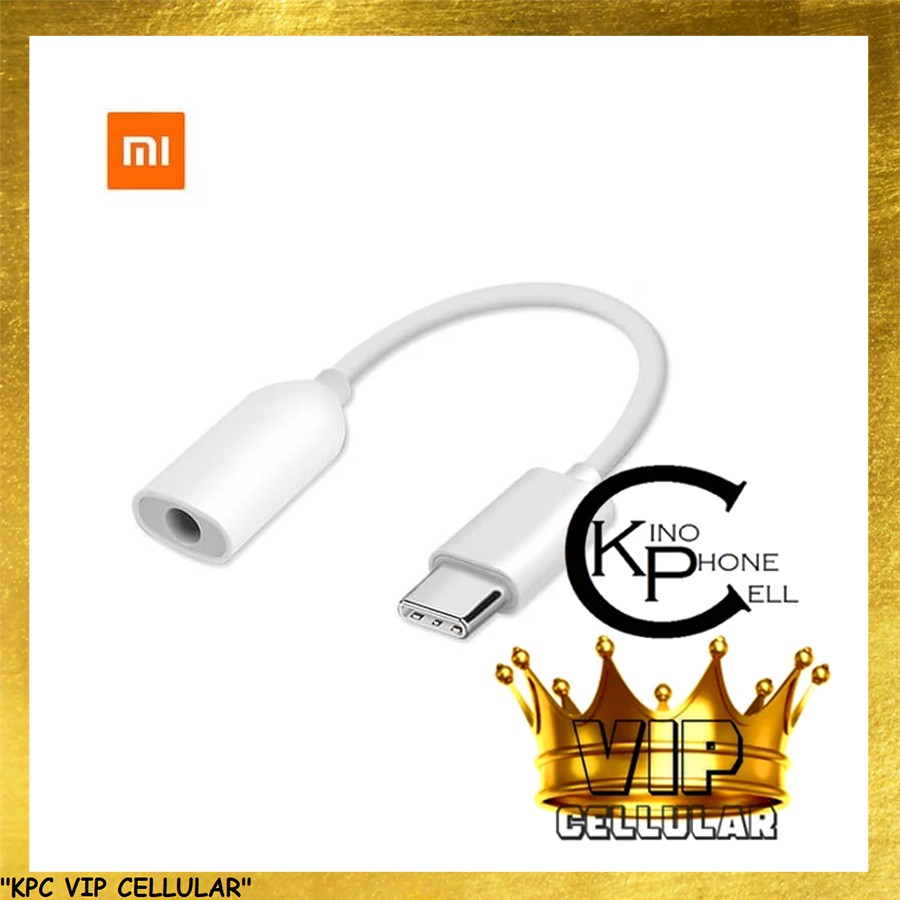 Original XIAOMI JACK AUDIO TYPE C TO JACK 3.5MM CONVERTER HF Adapter Music