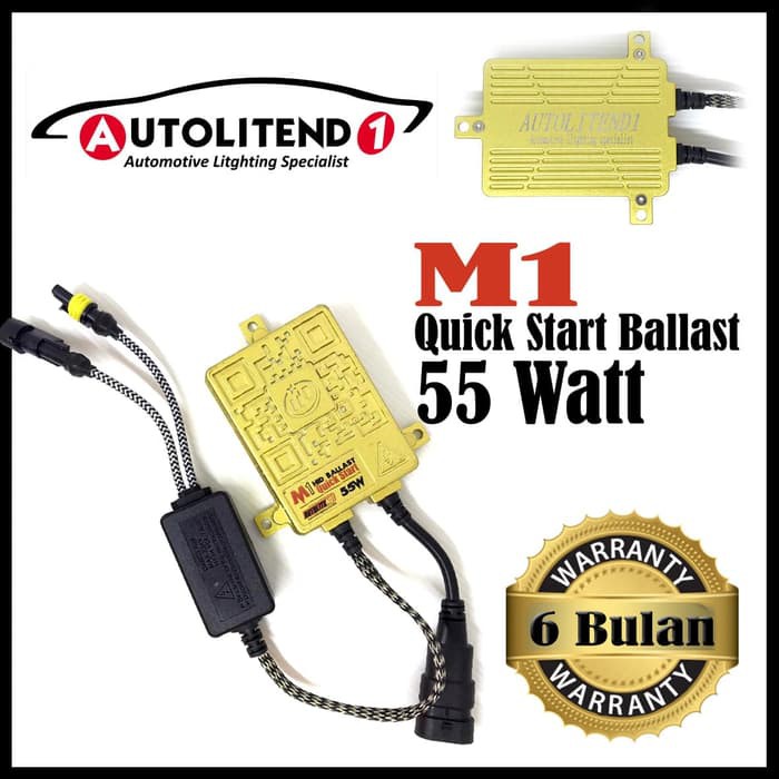 Ballast HID DC 55 Watt DIGITAL FAST BRIGHT BERGARANSI BY AutoliteND1