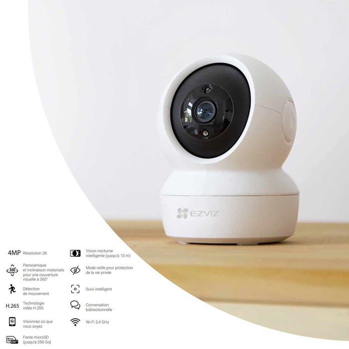 EZVIZ C6N 4MP 2MP Smart Wi-Fi Pan &amp; Tilt IP Camera IPCAM Garansi Resmi