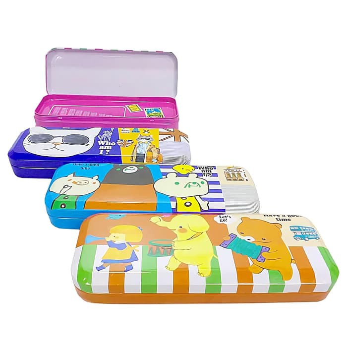 

Kotak Pensil 20.5 x 7.7 x 2.7 CM Pencil Case Organizer MS-55-72 - Ungu