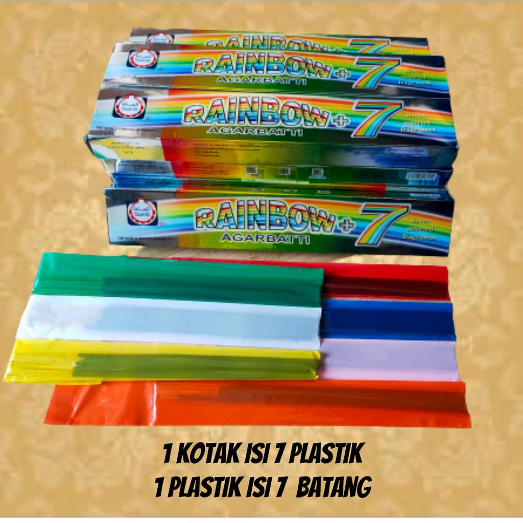 Dupa Haji Rainbow AGARBATTI Surrati India / Buhur Lidi Rainbow