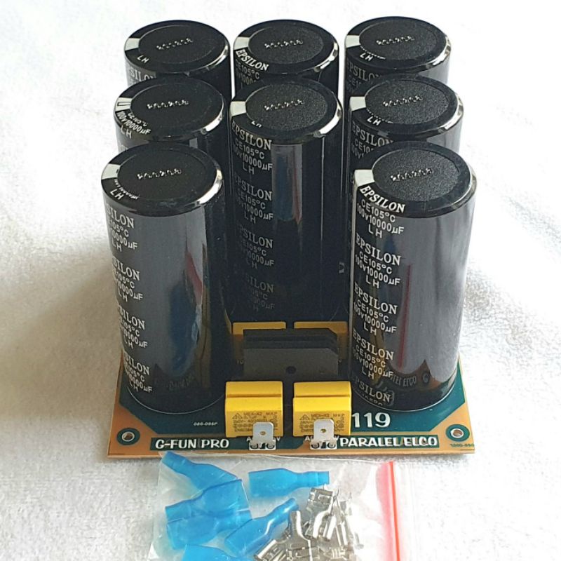 KIT PSU 8 ELCO EPSILON 10000uf 100V Original