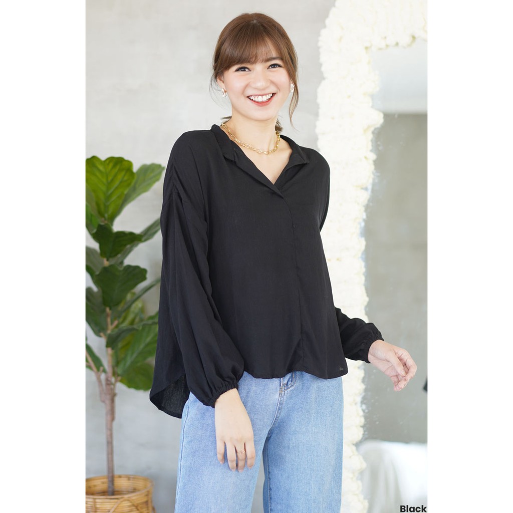 Blouse Lengan Panjang Ayres Atasan Wanita