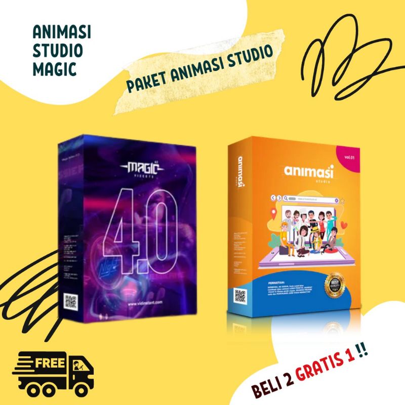 Powerpoint Animasi Studio Powerpoint Magic Video FX 4.0 Template