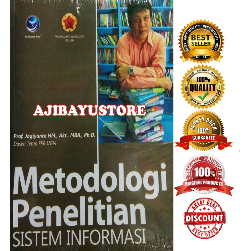 Jual BUKU METODOLOGI PENELITIAN SISTEM INFORMASI Jogiyanto ANDI ...