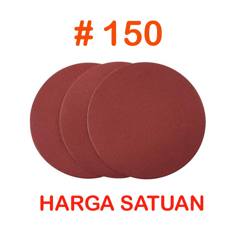 AMPLAS BULAT GRIT #150 - AMPLAS VELCRO TEMPEL GERINDA 4 INCH NO. 150