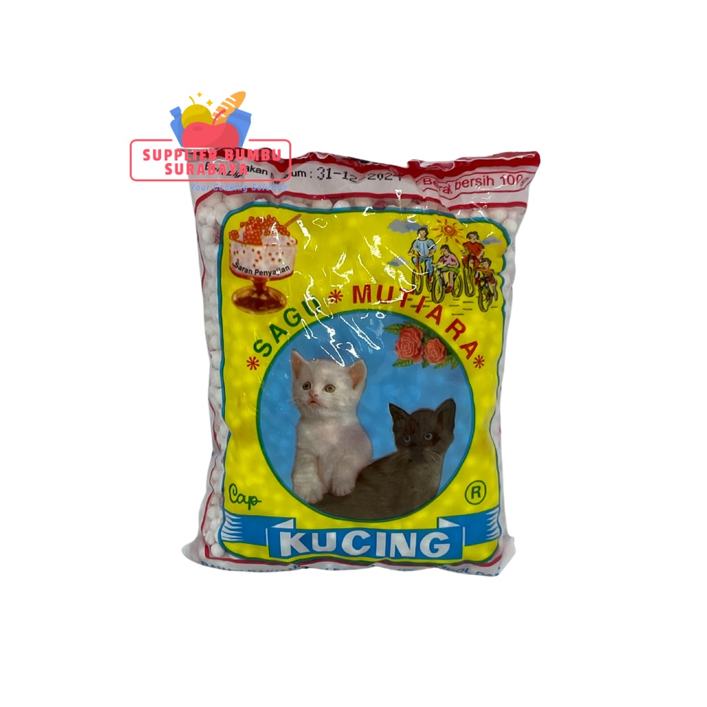 Sagu Mutiara Cap Kucing 100g