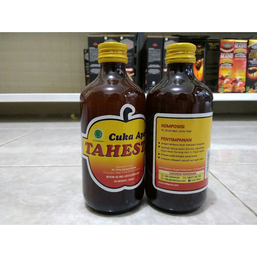 Ah Cuka Apel Tahesta Original Atasi Kolestrol Asam Urat Penambah Stamina Murah Obat Asam Urat Shopee Indonesia