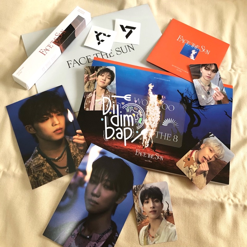 WTS Seventeen Face The Sun FTS Ray Album Only Photocard PC Postcard Poster Wonwoo Vernon The8 DK Sco