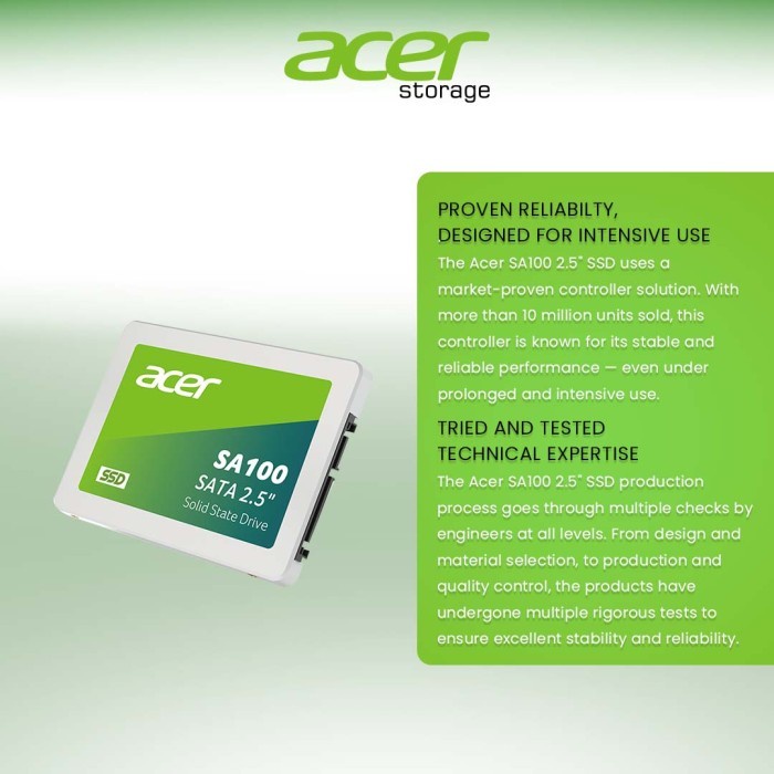 SSD Acer 120gb / SSD 120GB / SSD Acer SA100 120GB