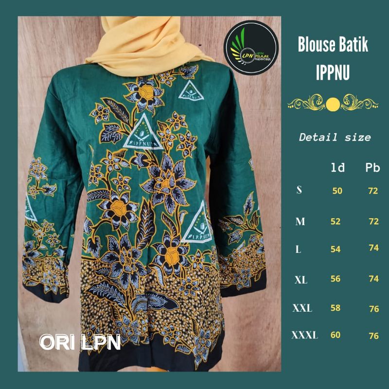 BATIK IPPNU ATASAN IPPNU SERAGAM IPPNU