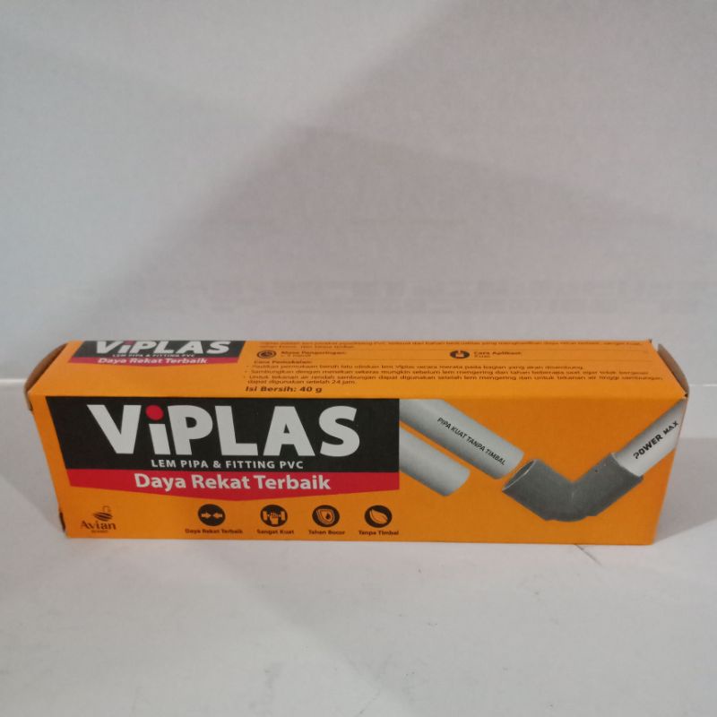 Lem pipa/fitting pvc Viplas