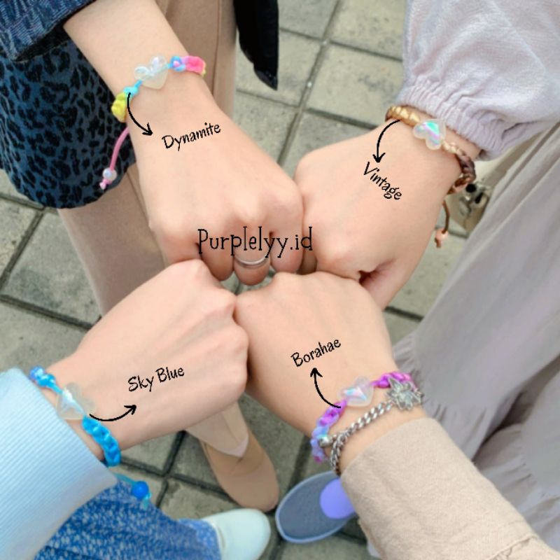 BTS Bracelet | Inspired by BTS Bracelet | Gelang tali couple