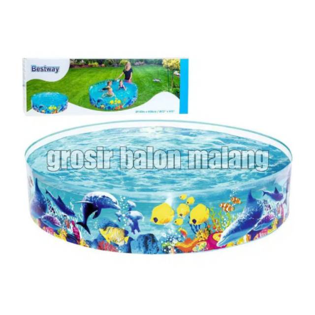 Kolam renang tanpa pompa bestway 55030 183×38cm